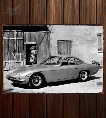 Металлическая табличка Lamborghini 350 GT 352